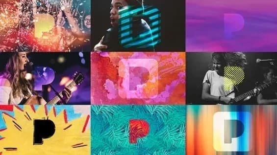 A collage of Pandora brand imagery